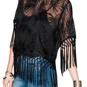 Show Me Your Mumu Fringe Swing Top